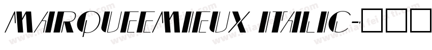 MarqueeMieux Italic字体转换